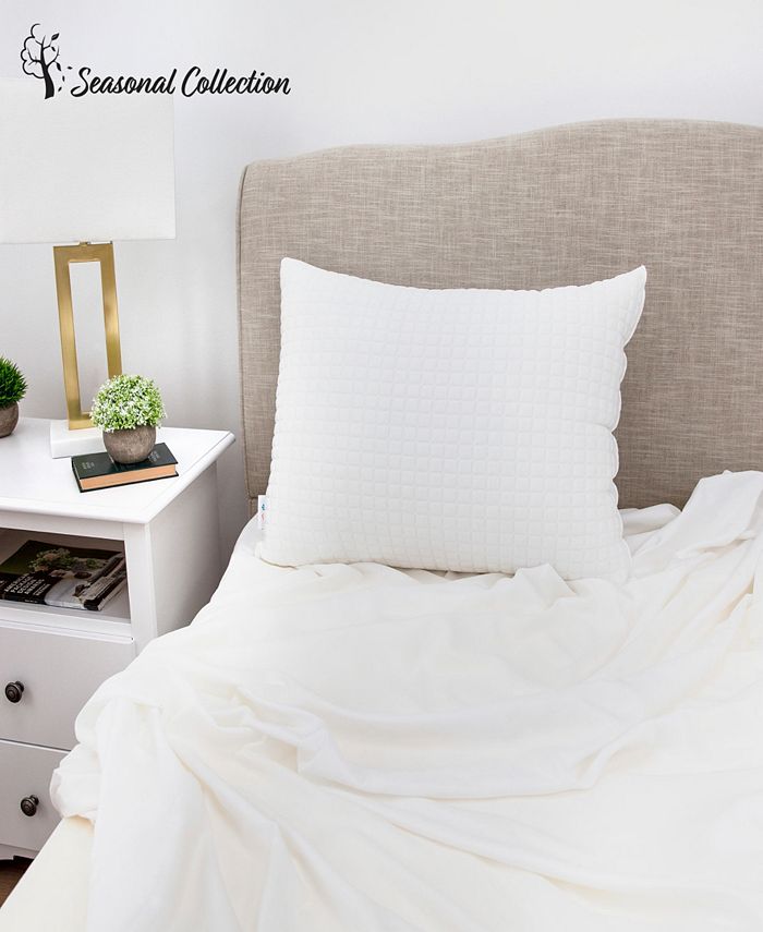 SensorPEDIC All Seasons Reversible Fiber Bed Pillow Macy's
