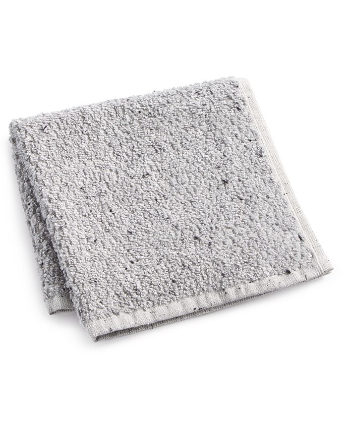 Hotel Collection LinenBlend Sculpted 13" x 13" Wash Towel, Created for