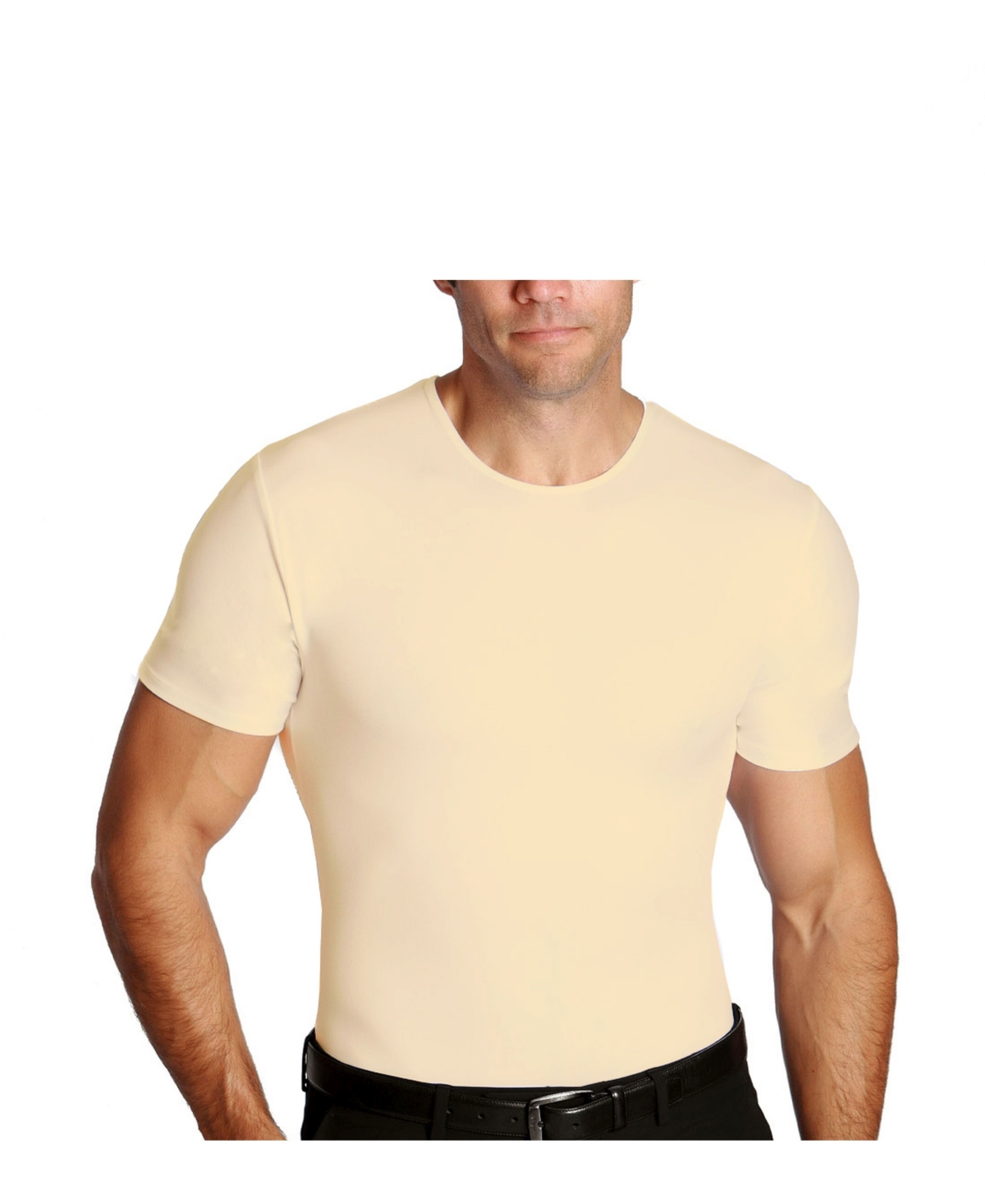 Instaslim Insta Slim Men's Compression Short Sleeve Crew-Neck T-Shirt