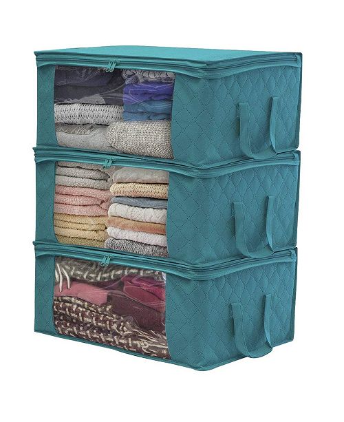Sorbus Storage Fiber Clothing Organizer Bags Set Of 3 Reviews