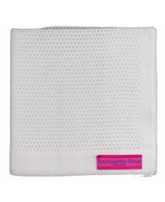 Southampton Home Lace Weave Teddy Bear Baby Blanket