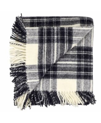 Tartan Tweed Fluffy Throw, 72" x 59"