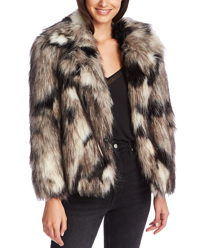 1.STATE Cropped Faux-Fur Jacket - Macy's