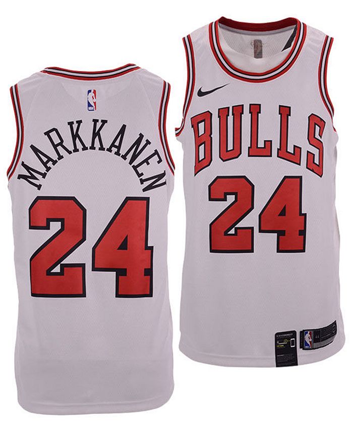 Lauri Markkanen Chicago Bulls Black Jersey