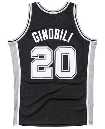 NBA San Antonio Spurs Manu Ginobili Swingman Jersey Black, X-Large :  : Sports, Fitness & Outdoors