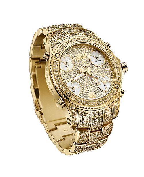 Jbw Men S Jet Setter Platinum Series Diamond 3 Ct T W 18k Gold