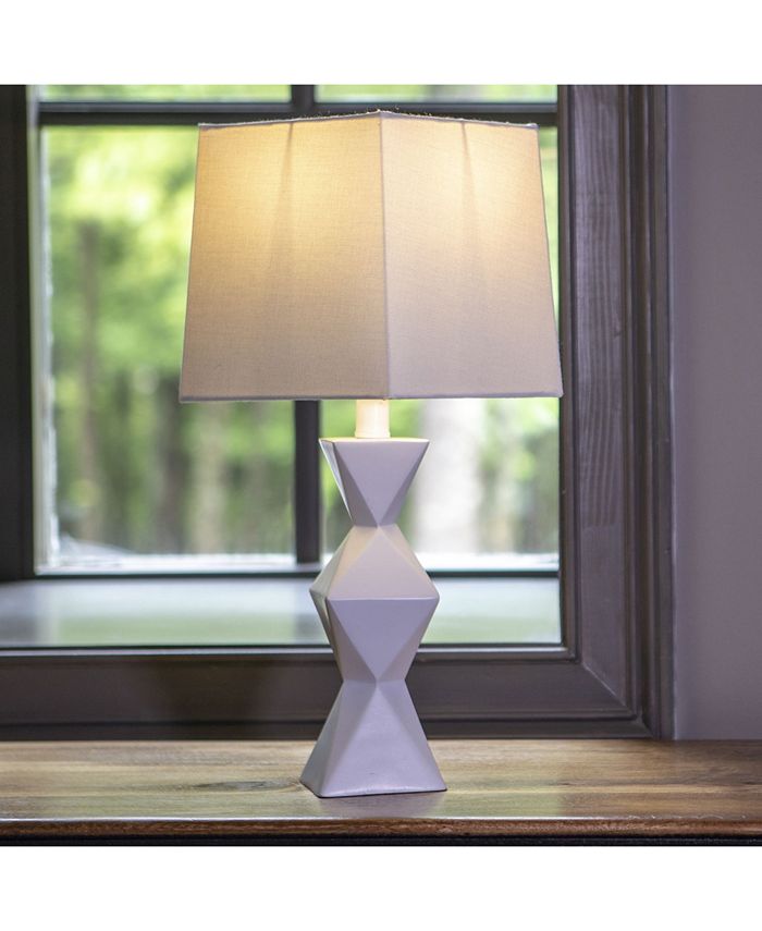 Jimco Lamp & Manufacturing Co Decor Therapy Knox Stacked Diamond Lamp