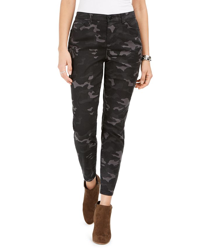 Style & Co Printed Curvy Skinny Jeans, Created for Macy's - Macy's