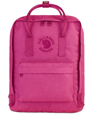 Fjall Raven Fjällräven Re-kånken Water Resistant Backpack In Pink Rose