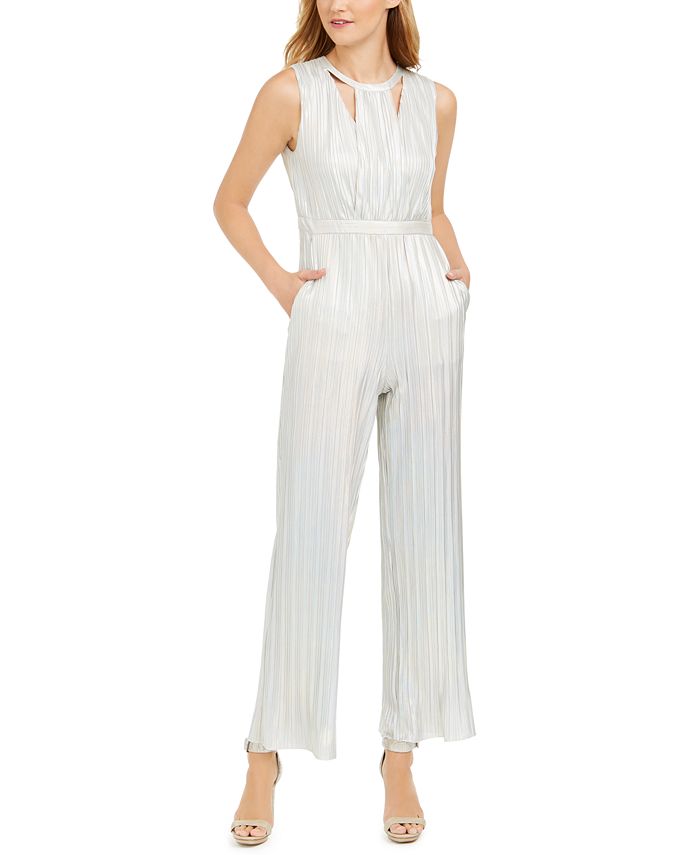 Calvin klein striped online jumpsuit