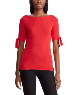 Lauren Ralph Lauren - Tie-Sleeve Blouse