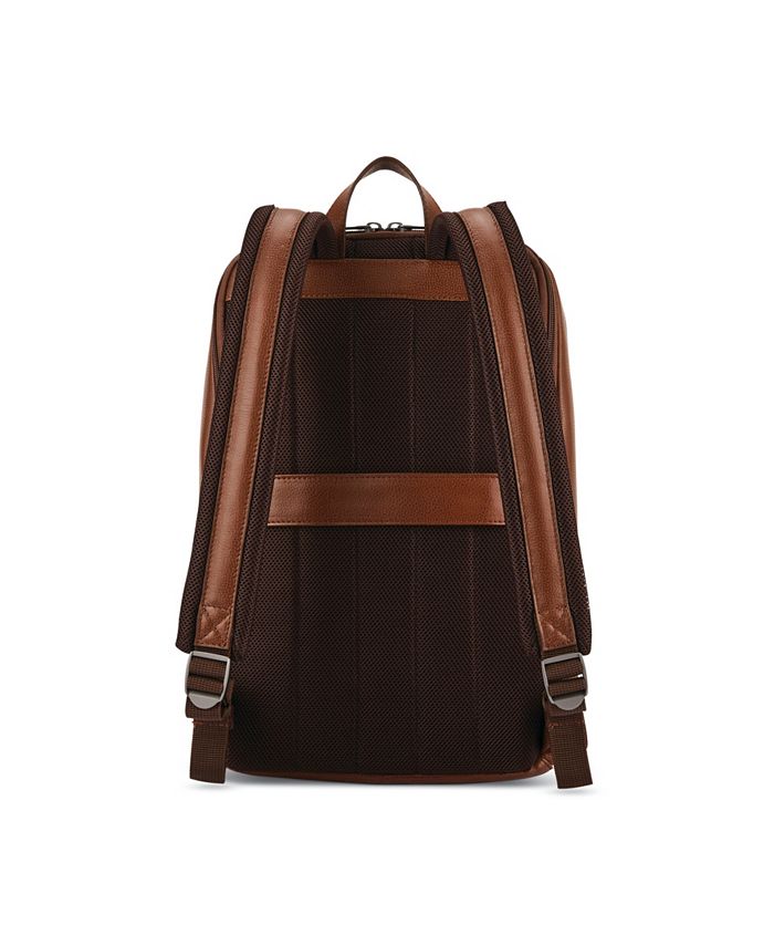 Samsonite Classic Leather Slim Backpack Macy's