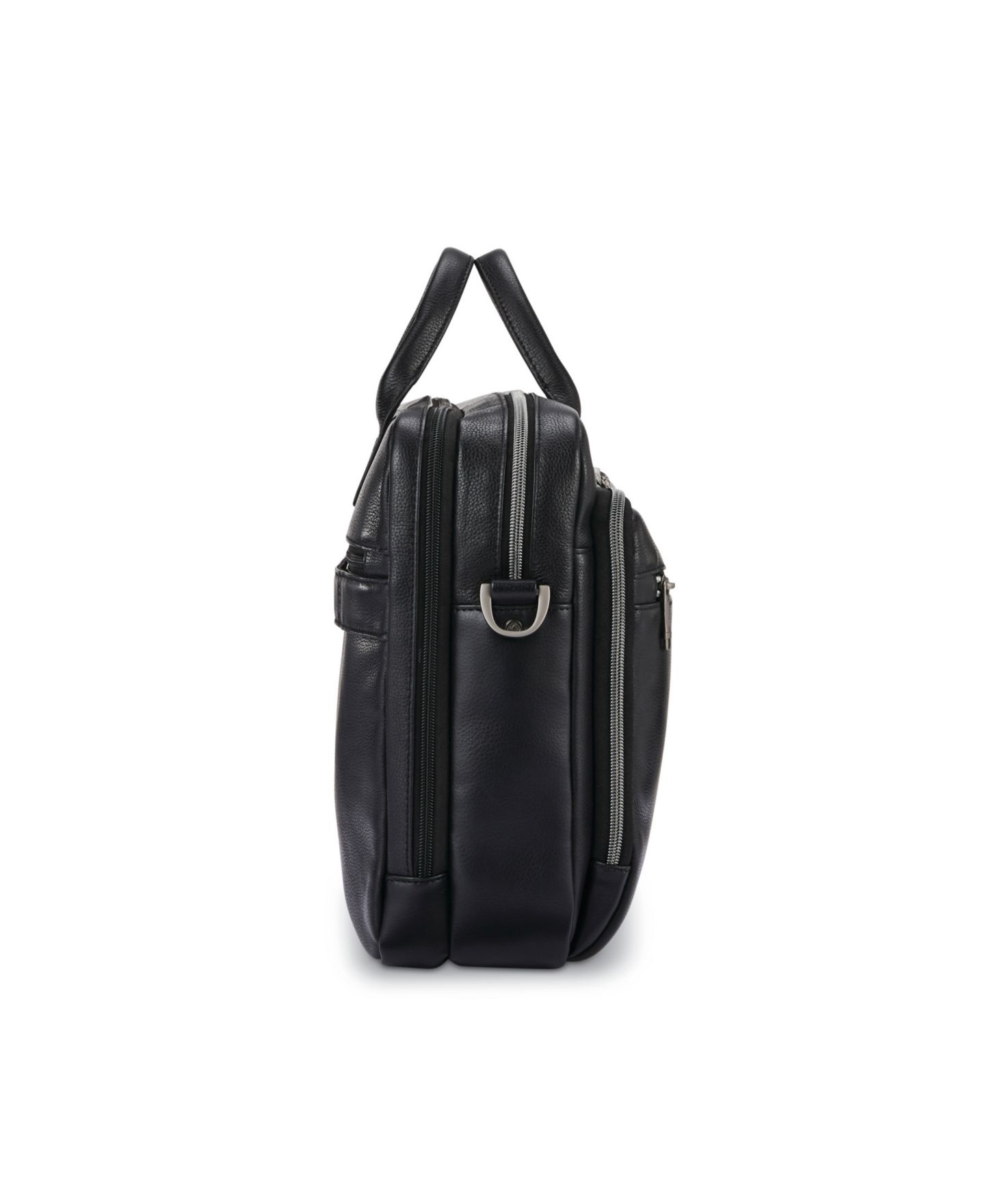 Сумка Samsonite Classic Leather Toploader, цвет: Чёрный — фото 2