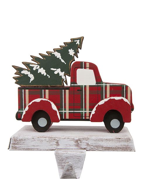 Glitzhome 5 12 H Wooden Truck Stocking Holder Reviews All