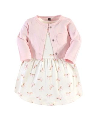 Baby Girls Essential Cotton Dress and Sweater Collection