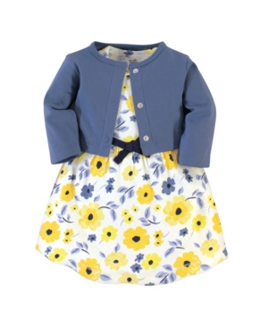 Touched by Nature Baby Girl Organic Dress and Cardigan