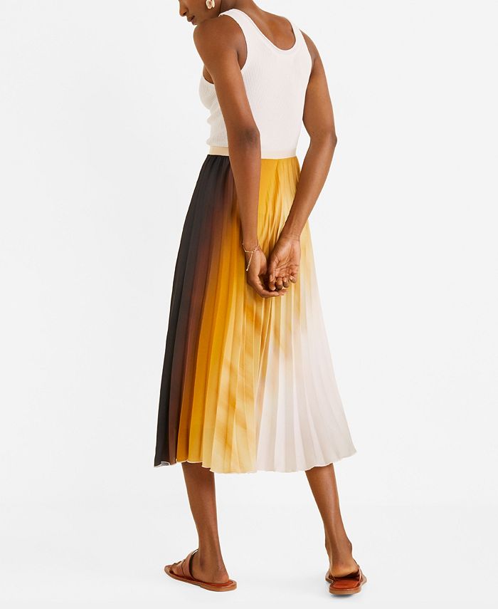 Tie dye skirt mango sale
