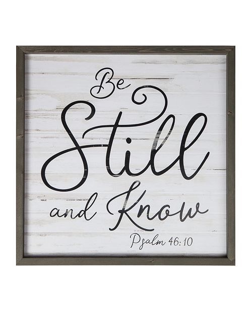 P Graham Dunn Be Still And Know Wall Art