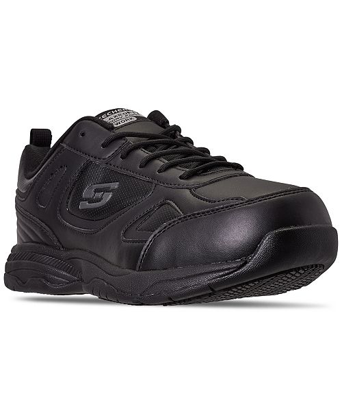 Skechers Men S Work Relaxed Fit Dighton Slip Resistant Wide Width