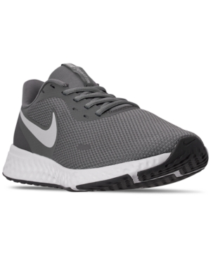 image of Nike Men-s Revolution 5 Wide Width Running Sneakers from Finish Line