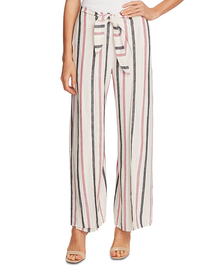 Vince Camuto Striped Wide Leg Pants Macy s