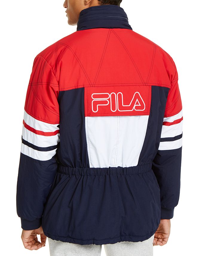 Fila Men's Golia Hooded Logo Parka Jacket & Reviews - Coats & Jackets ...