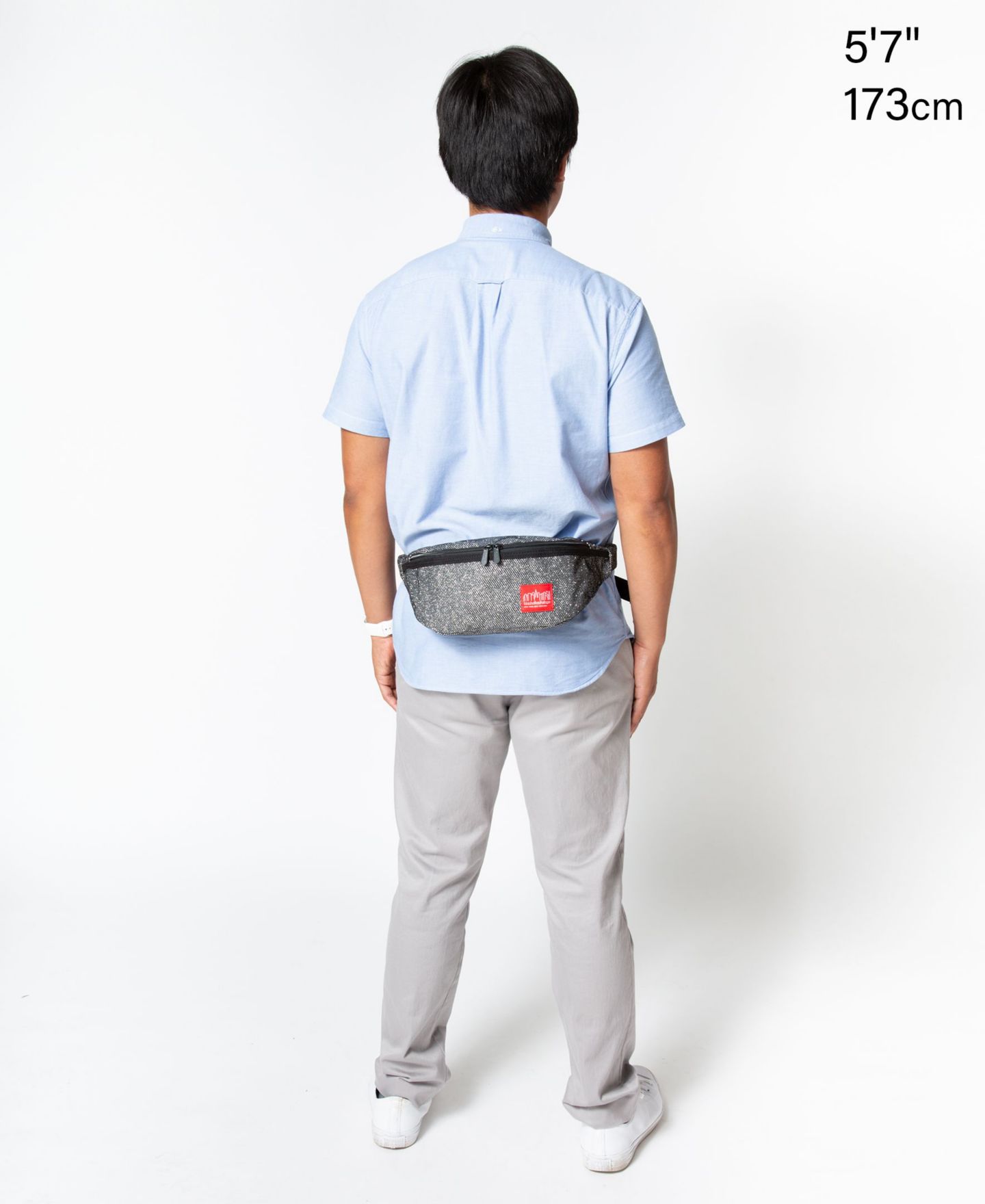 Женская сумка Manhattan Portage Midnight Brooklyn Bridge Waist, цвет: Бордовый — фото 9