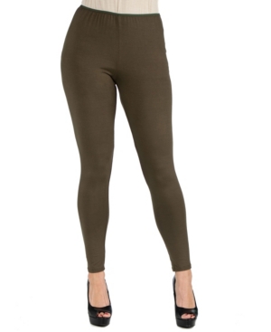 24Seven Comfort Apparel Women Stretch Ankle Length Leggings