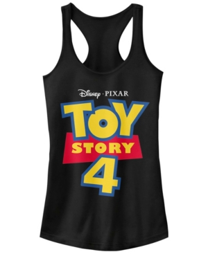 Disney Pixar Juniors' Toy Story 4 Full Color Logo Ideal Racerback Tank Top