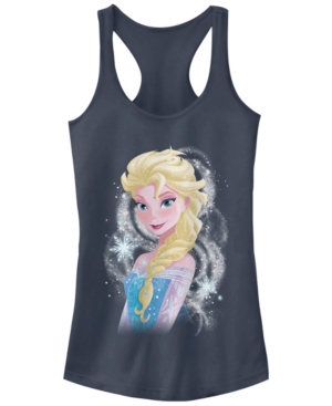 Disney Juniors' Frozen Elsa Swirl Ideal Racerback Tank Top