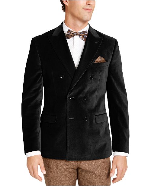 macys velvet sport coat