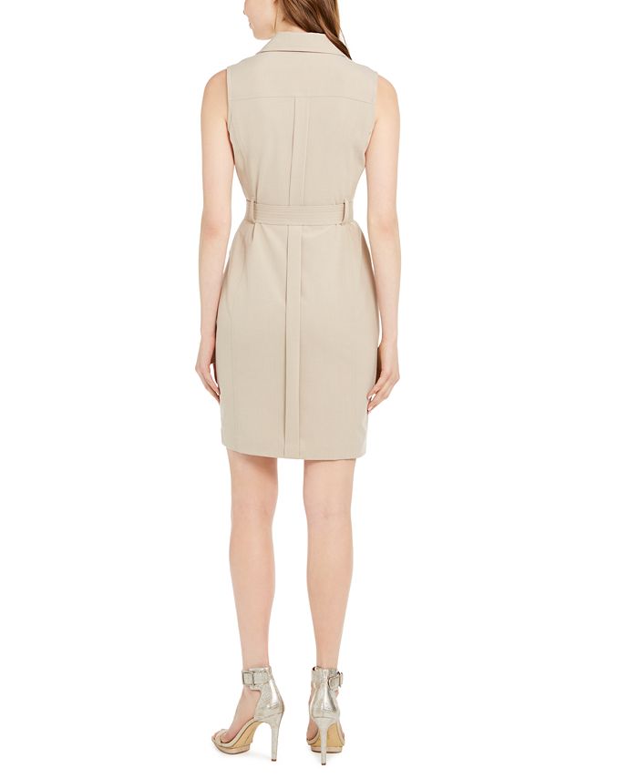 Calvin Klein Moto Dress & Reviews - Dresses - Women - Macy's