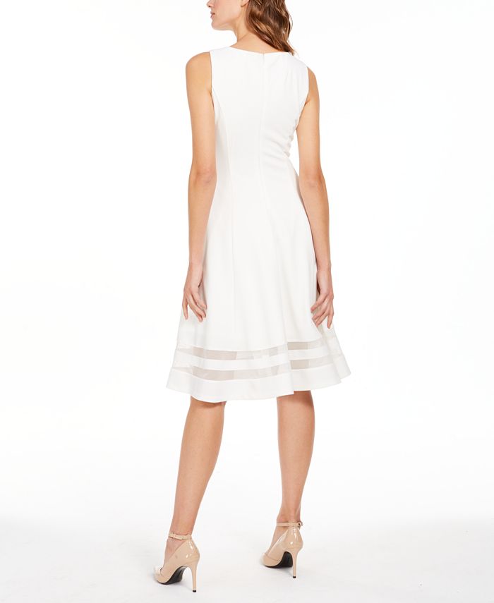 Calvin Klein MeshInset Dress & Reviews Dresses Women Macy's