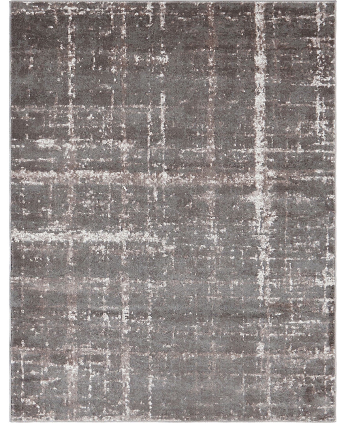 Jill Zarin Lexington Avenue Uptown Jzu003 Gray 8' x 10' Area Rug - Gray