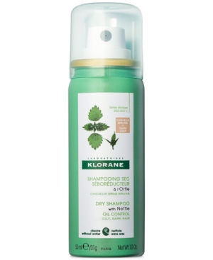 KLORANE DRY SHAMPOO WITH NETTLE - NATURAL TINT, 1-OZ.