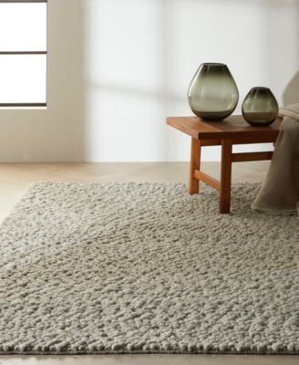 Calvin Klein Ck940 Riverstone Gray Ivory Area Rug Collection In Green