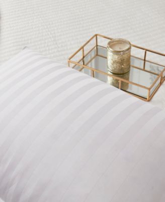 Siberian White Down 500 Thread Count Cotton Damask Pillow, King