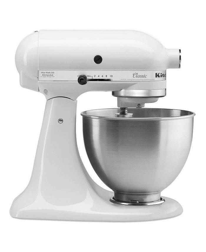 KitchenAid K45SSWH Classic 4.5Qt. Stand Mixer Macy's