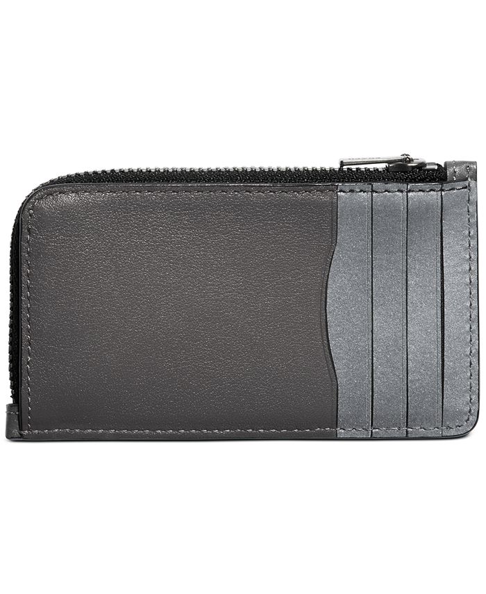 COACH Men's Zip Leather Card Case Macy's