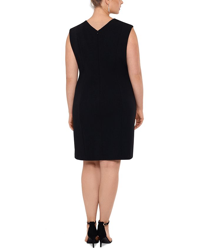 XSCAPE Plus Size Embellished Sheath Dress - Macy's