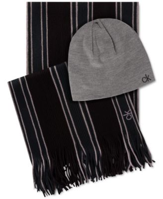calvin klein hat and scarf