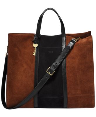 fossil tote handbags