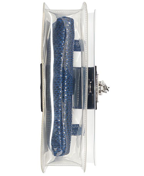 DKNY Elissa Clear Leather TopHandle Flap Shoulder Bag & Reviews