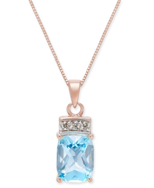 image of Blue Topaz (1-5/8 ct. t.w.) & Diamond Accent 18