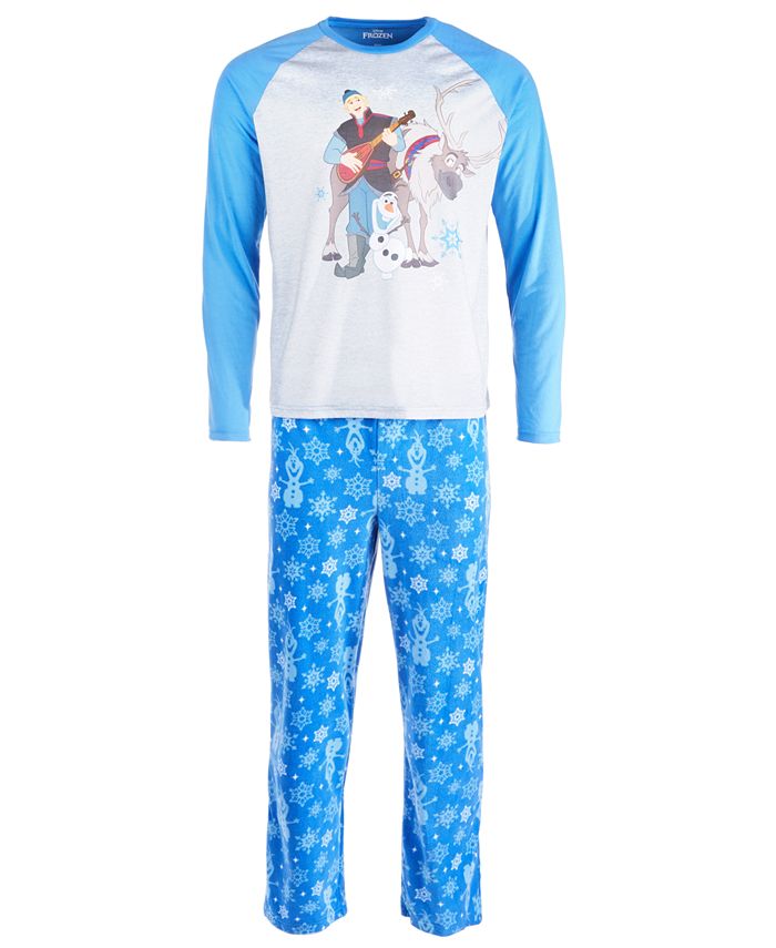 Mens frozen pajamas cheap