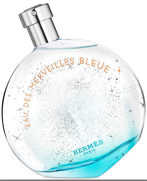 Hermes Eau Des Merveilles Bleue Eau De Toilette 1 Oz Reviews All Perfume Beauty Macy S