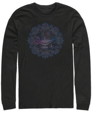 Disney Men's Aladdin Lamp Mandala Long Sleeve T-Shirt