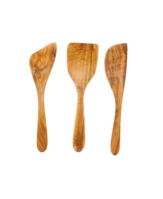 Olive Wood Spatula Kit Set of 3