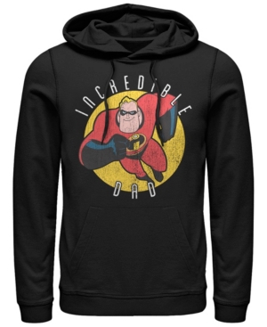 Disney Pixar Men's Incredibles Super Dad Pullover Hoodie