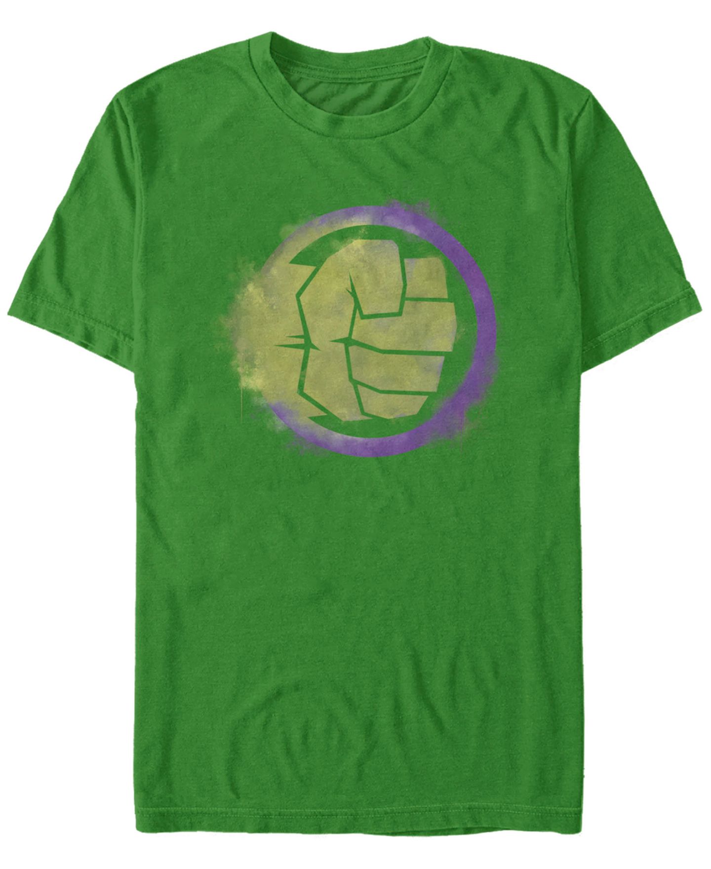 Мужская футболка Fifth Sun Marvel Avengers Endgame Hulk Spray Paint Fist Logo, Short Sleeve, цвет: Kelly — фото 1